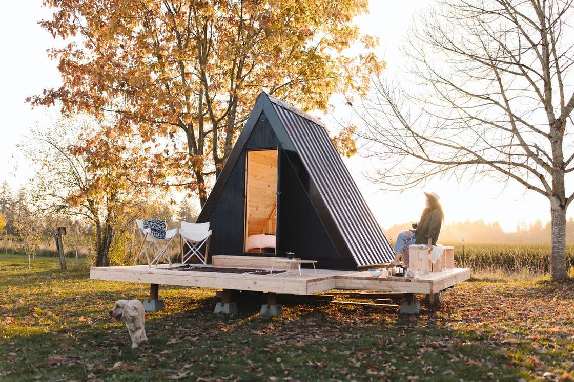 A-Frame House Construction